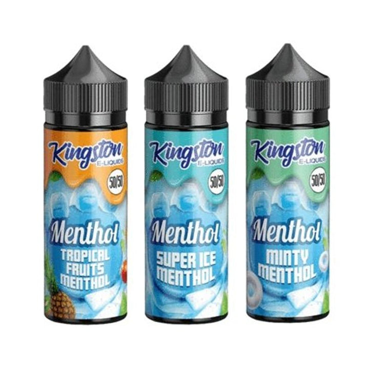 Kingston 50/50 Menthol 100ML Shortfill #Simbavapes#