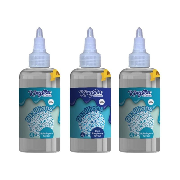 Kingston E-liquids Gazllions 500ml Shortfill #Simbavapes#