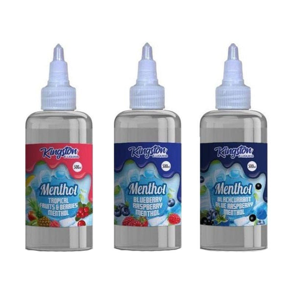 Kingston E-liquids Menthol 500ml Shortfill #Simbavapes#
