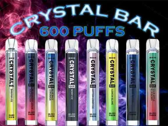 Ske Crystal Bar 600 Puffs Disposable Vape 20mg - Pack of 10 #Simbavapes#