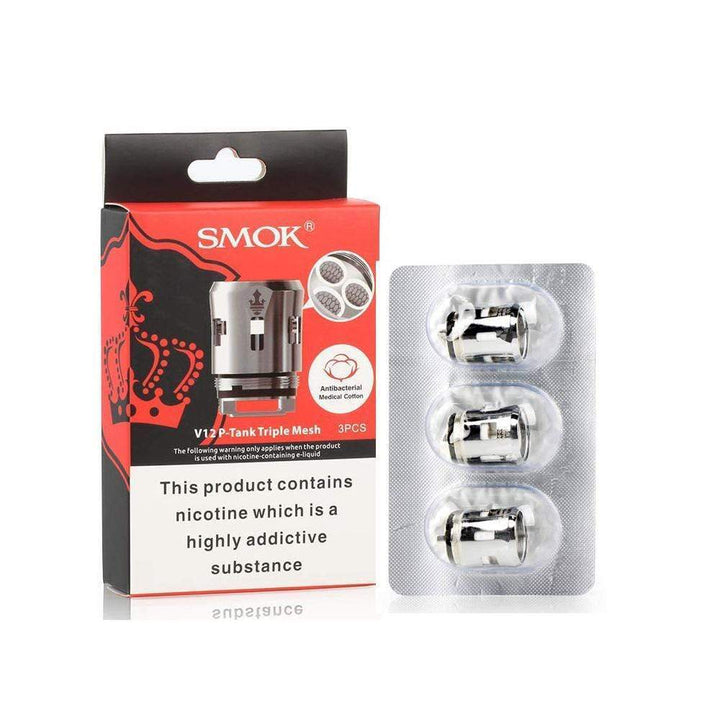 Smok - V12 Prince P-Tank Triple Mesh - 0.15 ohm - Coils #Simbavapes#