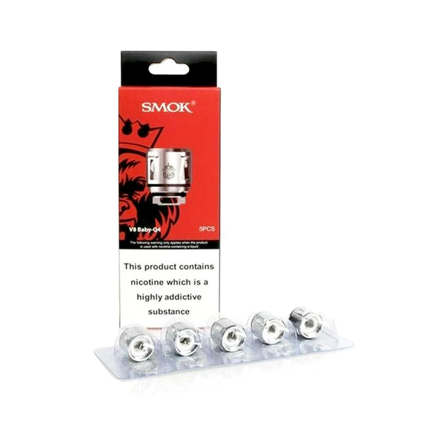 Smok V8 Baby Q4 Coil 0.4ohm - Pack of 5 #Simbavapes#