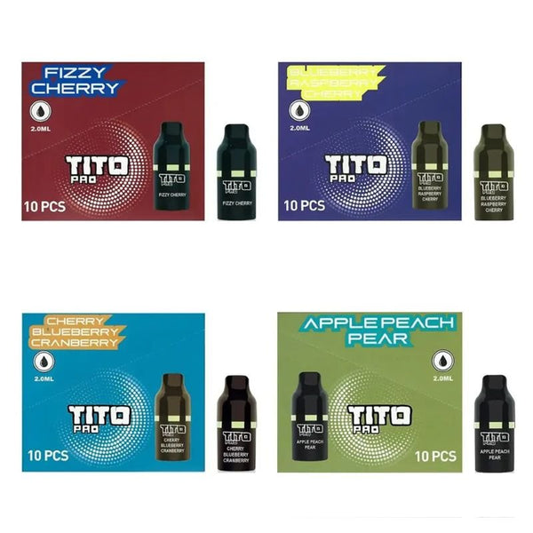 Tito Pro Pre-filled Replacement Vape Pods #Simbavapes#