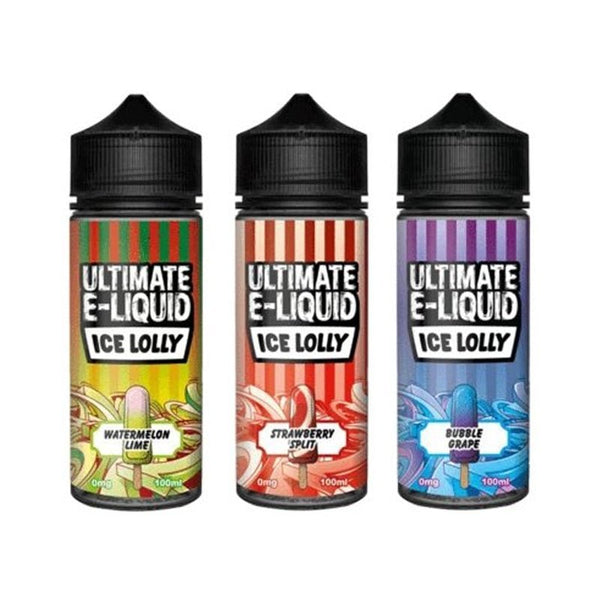 Ultimate E-Liquid Ice Lolly 100ML Shortfill #Simbavapes#
