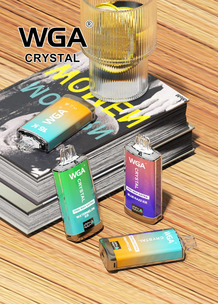 WGA Crystal Pro Max 15000 Puffs Disposable Vape Box of 10 #Simbavapes#
