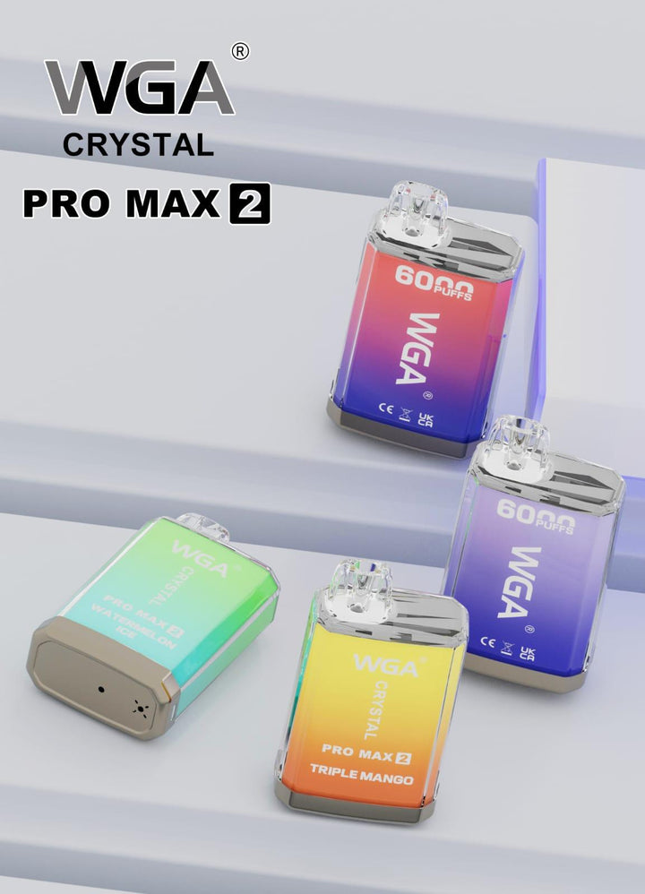 WGA Crystal Pro Max 6000 Puffs Disposable Vape Pod #Simbavapes#
